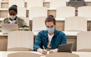 estudantes - exercício físico