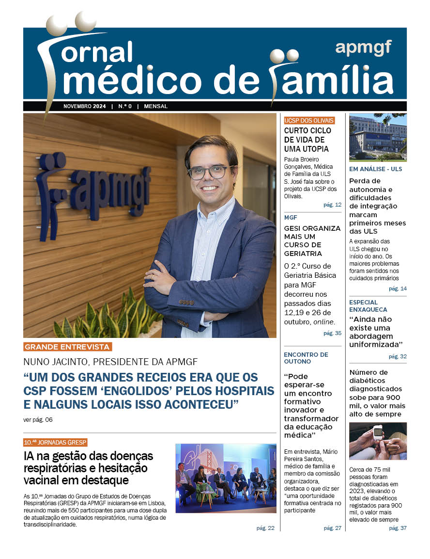 Jornal Médico de Família N0 Capa TESTE JORNAL