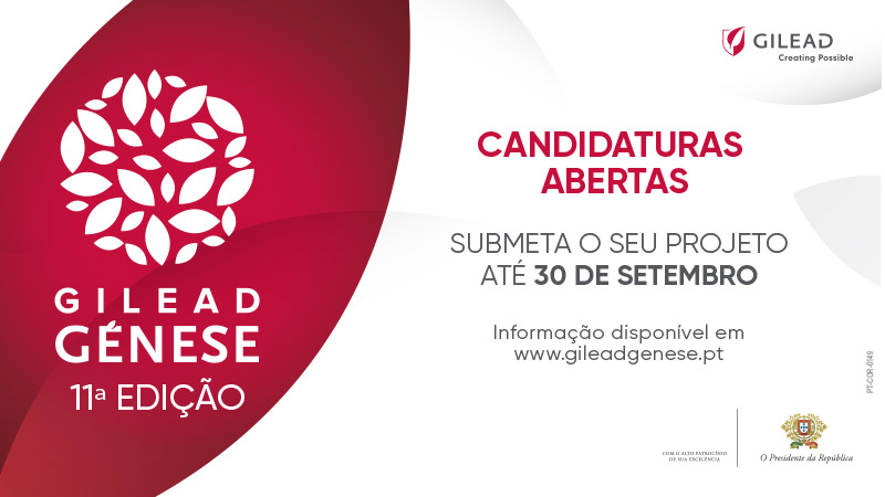 Post_Linkedin_Candidaturas_v2 Gilead lança a 11.ª edição do Programa Gilead GÉNESE para apoiar projetos de investigação e de comunidade