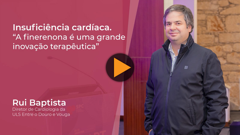 <i class="iconlock fa fa-lock fa-1x" aria-hidden="true" style="color:#e82d43;"></i> Insuficiência cardíaca. “A finerenona é uma grande terapêutica”