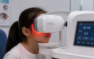 Estudo alerta para riscos de segurança em dispositivos de luz vermelha usados no controlo da miopia
