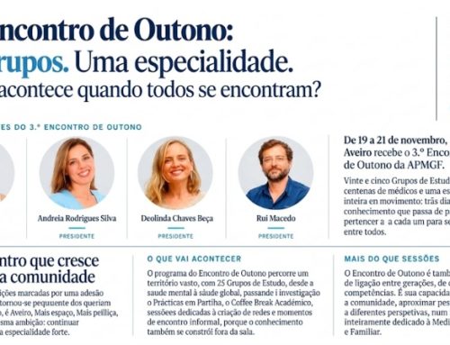 3.º Encontro de Outono: 25 Grupos. Uma especialidade. O que acontece quando todos se encontram?